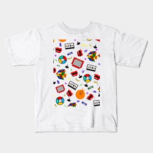 The 80s (transparent print) Kids T-Shirt